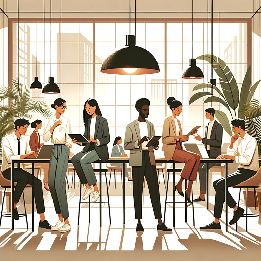 colaboración en el trabajo